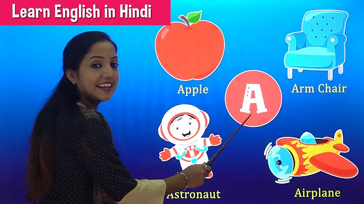 Alphabets and Words With Pictures | Learn English in Hindi | Pre School Learning Videos