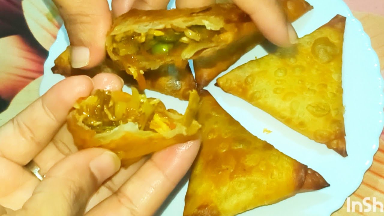 Chinese chicken samosa recipe 😋 chatpate samose🤤 Ramdan recipe 2026♥️ tahsim recipe ♥️