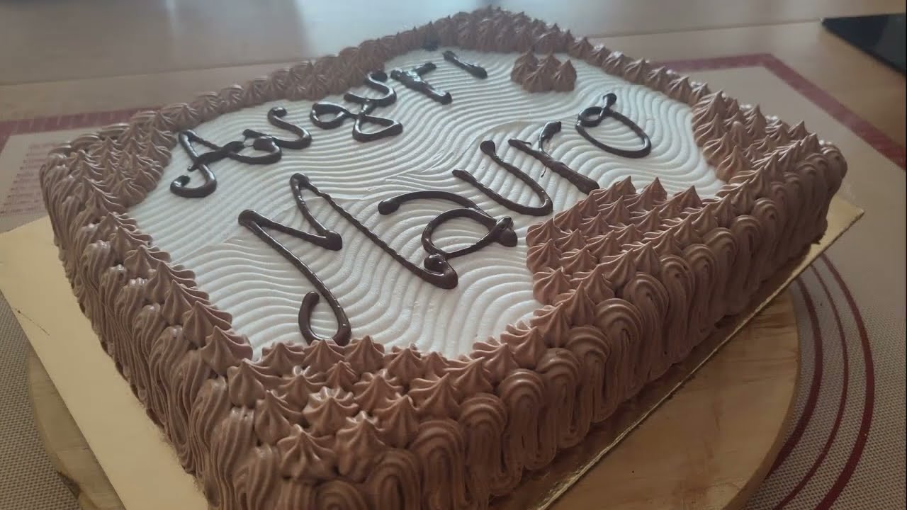 Torta di compleanno #cioccolatosa facile e golosa