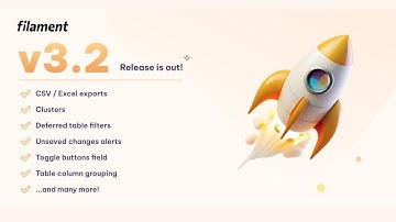 NEW Filament 3.2: Export, Defer Filters, Revealable Input, Toggle Buttons