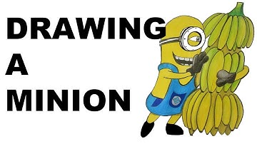 Drawing Stuart the Minion in Despicable Me