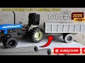 Rc Tractor Trolley Making at home used with PVC pipe sheet #tractor #trolley #making #project #video