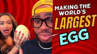 Making the world’s LARGEST EGG!