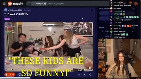 Valkyrae reacts to Stable Ronaldo & Plaqueboymax inserting themselves in Jasons streaam