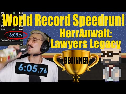 [OLD WR] Speedrun: HerrAnwalt: Lawyers Legacy [Beginner] in 6:05 | 😱 #keinpart2