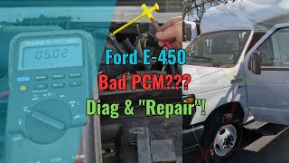 Ford E450 Box Truck - IAT sensor code (P0113). PCM??? Diag & "Repair"!