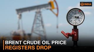 Brent Crude oil price registers drop