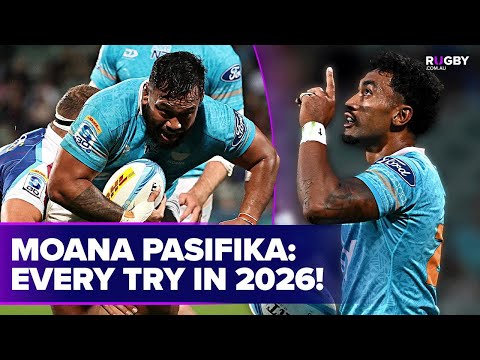 Every Moana Pasifika Try In 2026! | Super Rugby Pacific Highlights