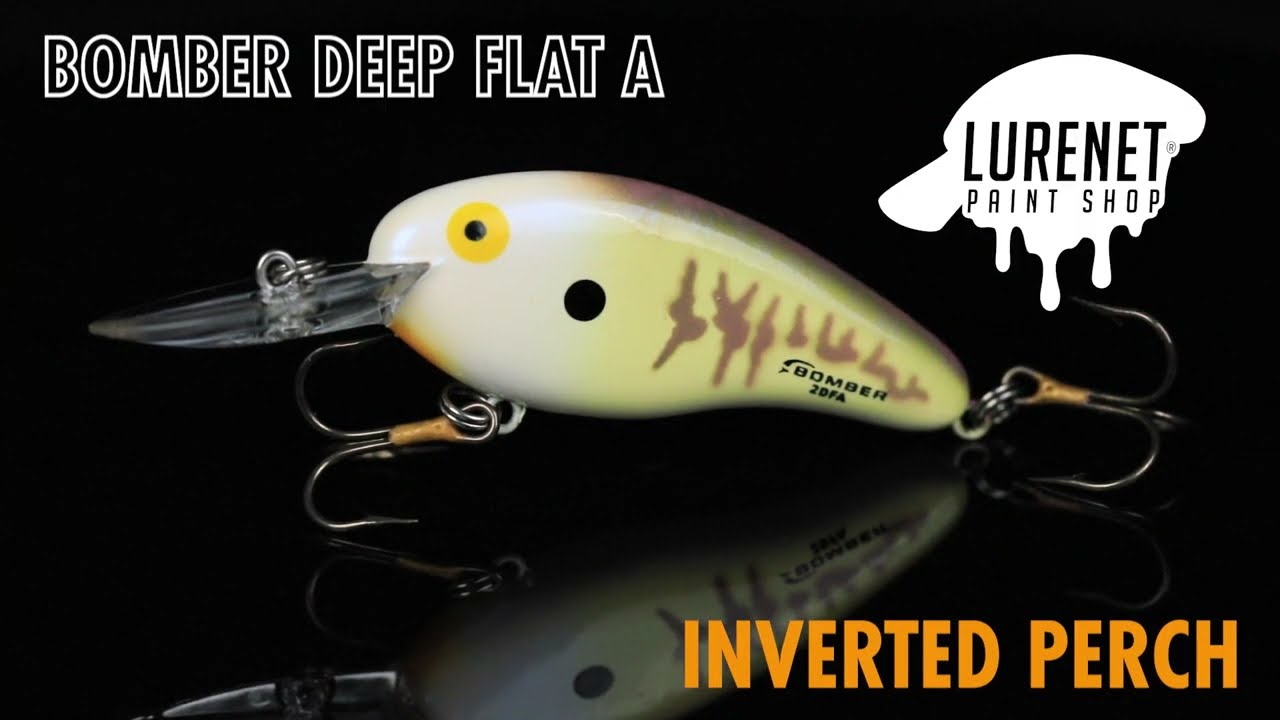 5) Bomber Flat A Crankbait Fishing Lures - Prism Insert Blanks, Prototype