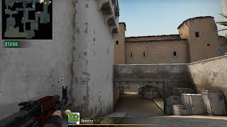 CS:GO - Rush Long Suka Bliaw! ნუბ ტიმ მუტედ ოლ V36 :D