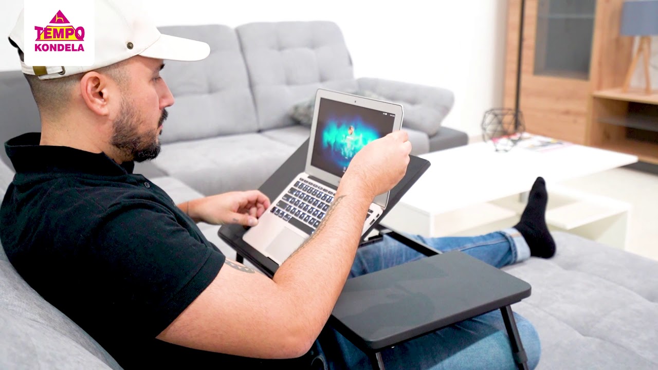 Stolík na notebook/držiak na tablet, EVALD - YouTube