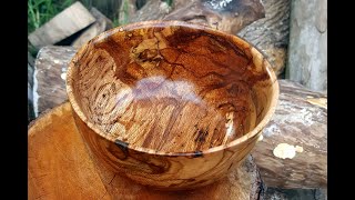 Blackjack Oak Green Turned Bowl Youtube Blackjack Oak Green Turned Bowl Youtube