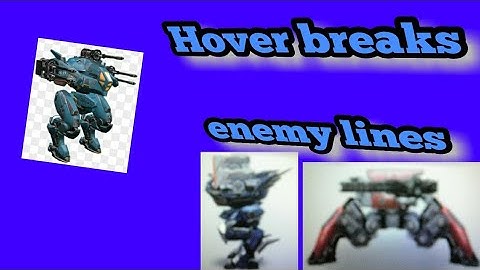HOVER FLIES INTO ENEMY LINES (WAR ROBOTS GAMRPLAY)