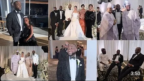 DAVIDO ELDEST BROTHER NICHOLAS ADELEKE WHITE WEDDING IN ATLANTA,UNITED STATE OF AMERICA 