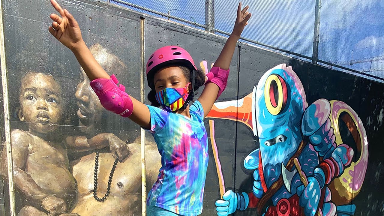 The Skate Kid's First Time on Pic Skates