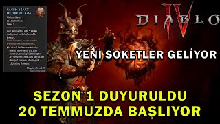 Diablo 4 Sezon 1 Duyuruldu - 20 Temmuzda Geliyor - Hangi Yenilikler Bizleri Bekliyor?