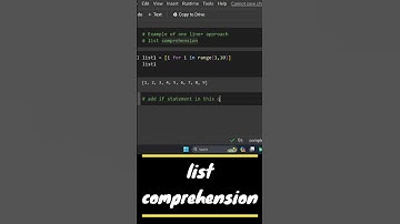 List Comprehension | Python  #learnpython #python #coding #cod