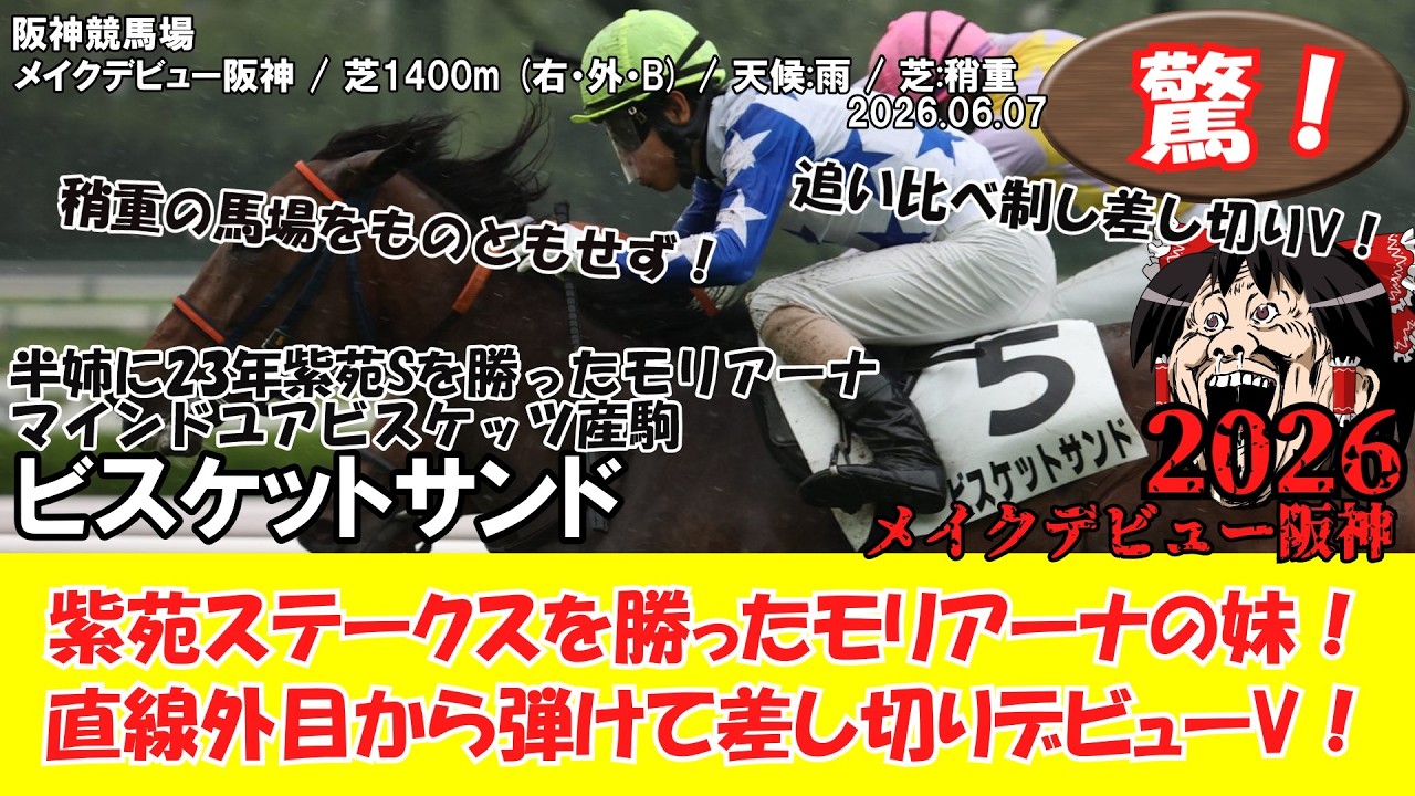 競馬】 驚き！紫苑ステークスを勝ったモリアーナの妹！直線外目から