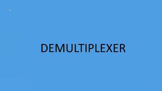 MULTIPLEXER DEMULTIPLEXER MULTISIM