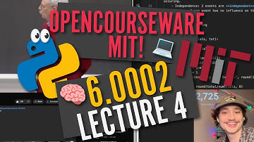 MIT 6.0002 Watchalong | Lecture 4: Stochastic Thinking | Livestream Rewatch!
