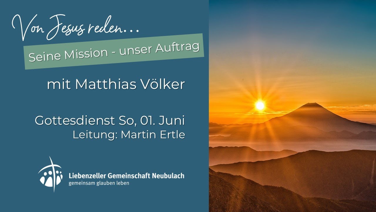 01.06.2025 - Livestream Gottesdienst - LGV Neubulach