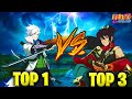 Top 1 vs top 3 fr  space time fr  naruto online