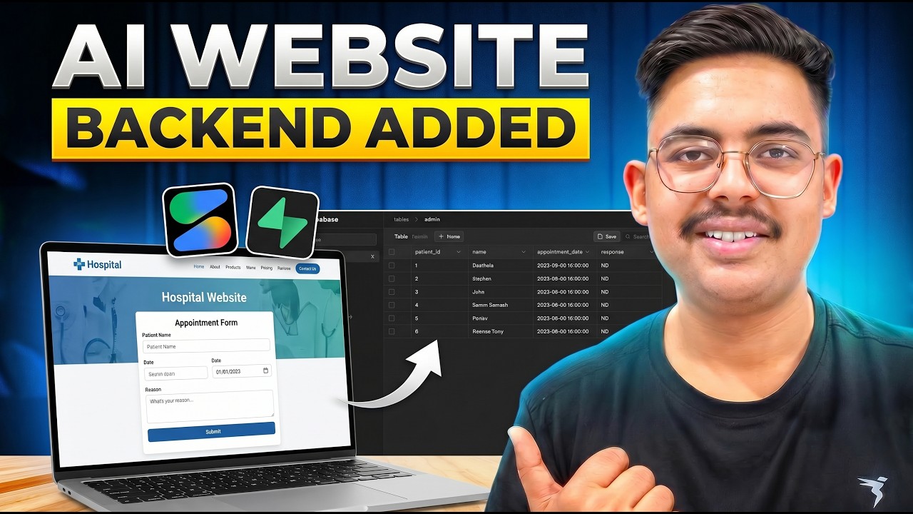 Add Supabase Backend to Your AI Website in Google AI Studio | Step by ...