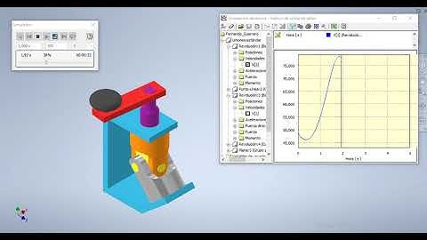 Simulación dinámica Junta Cardán Inventor