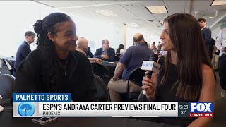 1-on-1 with ESPN Analyst Andraya Carter at Final Four Information
