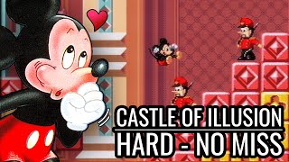 Castle Of Illusion (Genesis/Megadrive) - Hard - No Miss