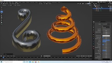 Blender 3 Tutorial: Create Simple 3d Spiral Curves.