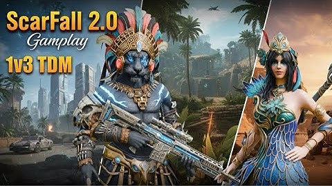  “ScarFall 2.0 🔥 1v3 TDM Fight | Next-Level Rush & Clutch Moments”#scarfallgameplay #scarfall2.O