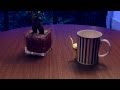 Sylph dropped by my table [stop motion animation]