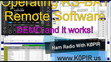 RS-BA1 Remote Operation of Icom 7610