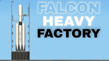 Falcon Heavy Rocket Factory- REMASTERED| SpaceFlight Simulator  #shorts