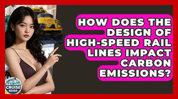 How Does The Design Of High-speed Rail Lines Impact Carbon Emissions? - The Rail and Cruise Experts