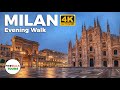Milan, Italy Evening Walking Tour - 4K60fps with Captions - Prowalk Tours
