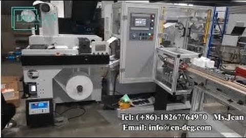 High speed stable operation of 4 shafts turret rewinding machine from Deguan