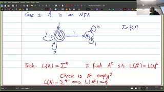 Lecture 43 - Regular Languages and Turing Machines