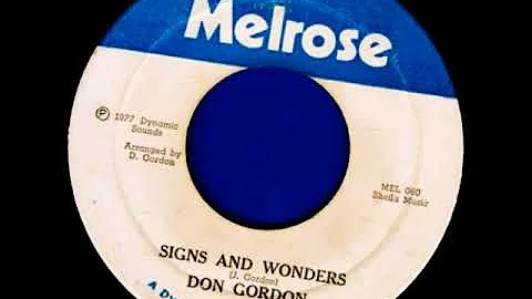 Don Gordon  Signs And Wonders [1977]