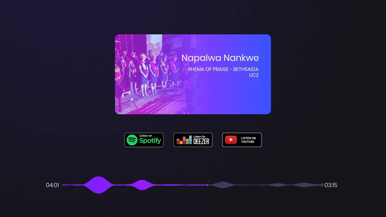 The Rhema Of Praise - Napalwa Nankwe (Official Audio)