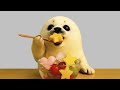 [ASMR] A seal crunches on icy strawberry tanghulu 🍓❄️ — cool summer vibes with Arale-kun🦭 | #ASMR