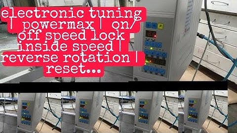 electronic tuning |  powermax |  on/off speed lock inside speed |  reverse rotation |  reset...