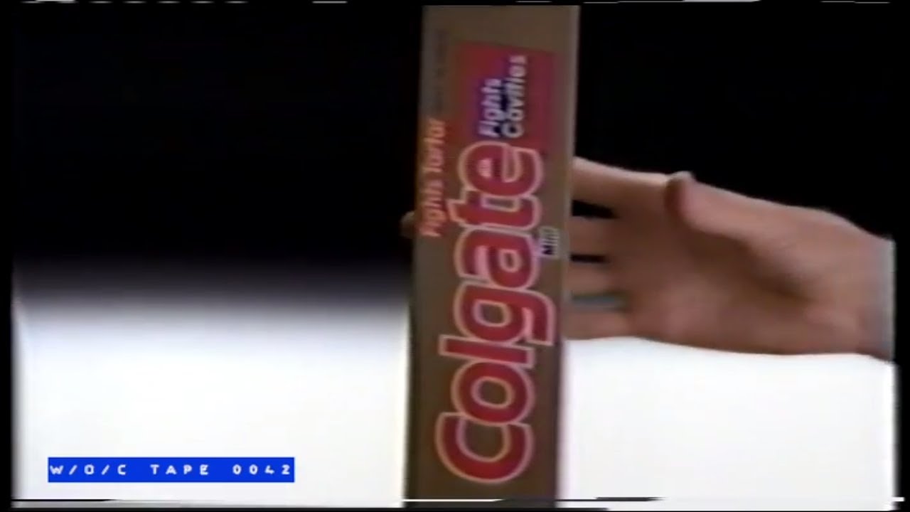Colgate Toothpaste Commercial 1989 YouTube