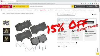 Save Money at Advanced Auto Parts Every Time
