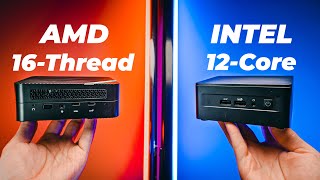 The END of 'BIG OFFICE PC' Era!? | 16-thread Intel vs AMD mini PCs