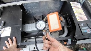 Compression Test to Check Generator Engine Valves