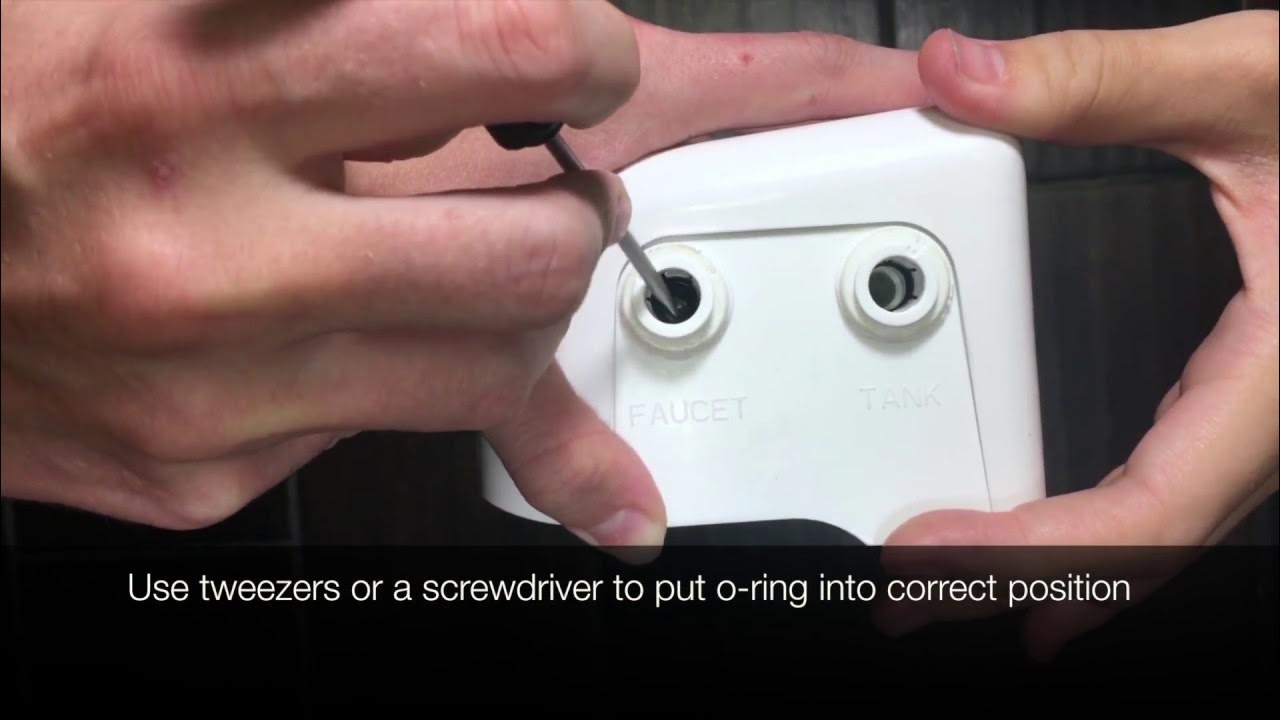 Manifold ORing Adjustment (Pure Blue H2O 4 Stage RO System) YouTube