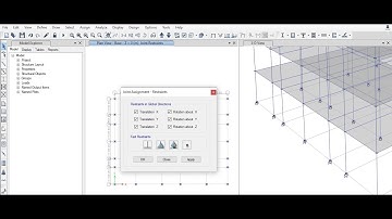 07.|| Assign Support|| Etabs Tutorial Series
