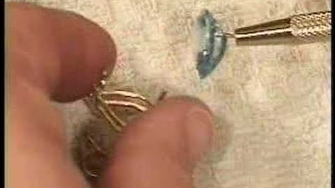 How to Set Fancy Cut Gems and Make Jewelry Part 1